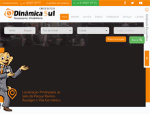 Tablet Screenshot of dinamicasul.com.br